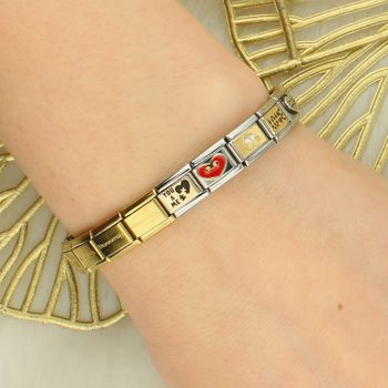 Charms Nomination Serce czerwone z kokardą 030283 33 – elegancki dodatek do bransoletki serce.jpg